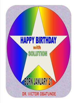 cover image of BORN JANUARY 21
